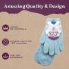 imageMoisturizing Socks and Gloves Set  Purple Fuzzy Socks and Gloves with Aloe and Vitamin E for Women  Womens Gifts for SelfCareBlue