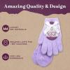 imageMoisturizing Socks and Gloves Set  Purple Fuzzy Socks and Gloves with Aloe and Vitamin E for Women  Womens Gifts for SelfCareLavender