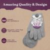 imageMoisturizing Socks and Gloves Set  Purple Fuzzy Socks and Gloves with Aloe and Vitamin E for Women  Womens Gifts for SelfCareLight Gray