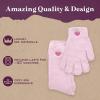 imageMoisturizing Socks and Gloves Set  Purple Fuzzy Socks and Gloves with Aloe and Vitamin E for Women  Womens Gifts for SelfCarePink