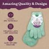 imageMoisturizing Socks and Gloves Set  Purple Fuzzy Socks and Gloves with Aloe and Vitamin E for Women  Womens Gifts for SelfCareTeal