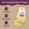 imageMoisturizing Socks and Gloves Set  Purple Fuzzy Socks and Gloves with Aloe and Vitamin E for Women  Womens Gifts for SelfCareYellow