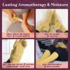 imageMoisturizing Socks and Gloves Set  Purple Fuzzy Socks and Gloves with Aloe and Vitamin E for Women  Womens Gifts for SelfCareYellow Refill Moisture Duo