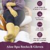 imageMoisturizing Socks and Gloves Set  Purple Fuzzy Socks and Gloves with Aloe and Vitamin E for Women  Womens Gifts for SelfCareYellow Refill Moisture Duo