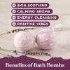 imagePurple Canyon Eucalyptus Bath Bombs for Women  Energizing Mint and Eucalyptus Bath Bomb with Natural Essential Oils  Gift Set of 6Lavender