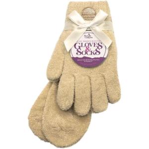 imageMoisturizing Socks and Gloves Set  Purple Fuzzy Socks and Gloves with Aloe and Vitamin E for Women  Womens Gifts for SelfCareTan