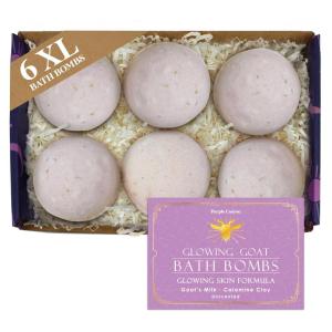 imagePurple Canyon Eucalyptus Bath Bombs for Women  Energizing Mint and Eucalyptus Bath Bomb with Natural Essential Oils  Gift Set of 6Glowing Goat