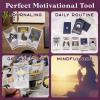 imagePURPLE CANYON Daily Affirmation Cards for Women and Men  Positive Affirmations for Mindfulness Meditation and Inspiration  Beautiful 52 Card DeckEmpowerment Cards
