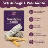 imagePositive Intentions Gift Set for Women and Men Stress Relief Gift Set with Positive Affirmations Cards California White Sage Palo Santo Candle and Chakra BraceletIncense Affirmation Starter Kit