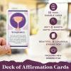 imagePositive Intentions Gift Set for Women and Men Stress Relief Gift Set with Positive Affirmations Cards California White Sage Palo Santo Candle and Chakra BraceletSelf Reflection Onthego Kit 1 Balm