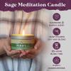 imagePositive Intentions Gift Set for Women and Men Stress Relief Gift Set with Positive Affirmations Cards California White Sage Palo Santo Candle and Chakra BraceletMeditation Candle Affirmation Starter Kit