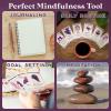imagePurple Canyon Affirmation Meditation Kit with White Sage Smudge Kit and Affirmation Cards for Mindfulness and Stress ReliefAffirmation Kit