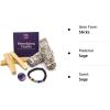 imagePurple Canyon Affirmation Meditation Kit with White Sage Smudge Kit and Affirmation Cards for Mindfulness and Stress ReliefMood Kit