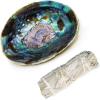 imagePurple Canyon Affirmation Meditation Kit with White Sage Smudge Kit and Affirmation Cards for Mindfulness and Stress ReliefShell Kit