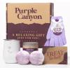 imagePurple Canyon Spa Gift Box for Women  Relaxing Lavender Stress Relief Gift for Women  All Natural Ingredients  6 Peice Set