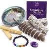 imagePurple Canyon Affirmation Meditation Kit with White Sage Smudge Kit and Affirmation Cards for Mindfulness and Stress ReliefSmudge Gift