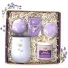 imagePurple Canyon Bath Gift Set for Women  Relaxing Lavender and Lilac SelfCare Gift for Women