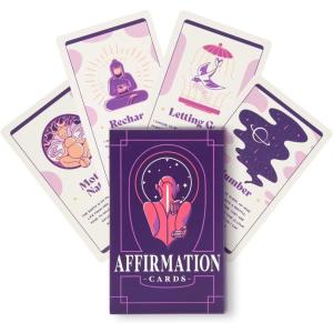 imagePURPLE CANYON Daily Affirmation Cards for Women and Men  Positive Affirmations for Mindfulness Meditation and Inspiration  Beautiful 52 Card DeckAffirmation Cards