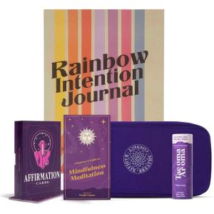 imagePositive Intentions Gift Set for Women and Men Stress Relief Gift Set with Positive Affirmations Cards California White Sage Palo Santo Candle and Chakra BraceletSelf Reflection Onthego Kit 1 Balm