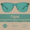 imagePURPLE CANYON Aqua Color Therapy Glasses for Chakra Healing Chromotherapy and MoodAqua