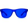 imagePURPLE CANYON Aqua Color Therapy Glasses for Chakra Healing Chromotherapy and MoodBlue