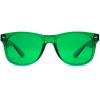 imagePURPLE CANYON Aqua Color Therapy Glasses for Chakra Healing Chromotherapy and MoodGreen