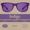 imagePURPLE CANYON Aqua Color Therapy Glasses for Chakra Healing Chromotherapy and MoodIndigo