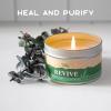 imagePurple Canyon All Natural Eucalyptus Meditation Candle for Healing Aromatherapy and Home Cleansing Perfect Zen Gift for Women