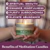 imagePurple Canyon Sage All Natural Meditation Candle for Cleansing House and Negative Energy Smudging and Aromatherapy  Perfect Mindfulness Gift