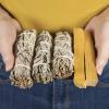 imageWhite Sage Smudge Sticks and Palo Santo Smudge Kit  Spiritual Smudging Rituals Home Cleansing Meditation  3 California Sage Incense Sticks and 6 Palo Santo Sticks plus Smudging Guide for Beginners