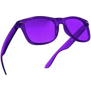 imagePURPLE CANYON Aqua Color Therapy Glasses for Chakra Healing Chromotherapy and MoodPurple