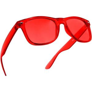imagePURPLE CANYON Aqua Color Therapy Glasses for Chakra Healing Chromotherapy and MoodRed