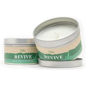 imagePurple Canyon All Natural Eucalyptus Meditation Candle for Healing Aromatherapy and Home Cleansing Perfect Zen Gift for Women