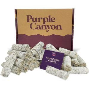 imageWhite Sage Bundles  6 Pack  Sage Smudge Stick for Home Cleansing Incense Healing Meditation and California Smudge Sticks Rituals  4 inch36 Pack
