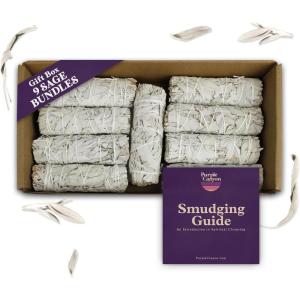 imageWhite Sage Bundles  6 Pack  Sage Smudge Stick for Home Cleansing Incense Healing Meditation and California Smudge Sticks Rituals  4 inch9 Pack