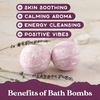 image:imagePurple Canyon Bath Bomb Set for Women  Relaxing Lavender and Natural Mint Eucalyptus Bath Bomb Gift Set for Women  Great for Moisturizing Skin Relaxation and EnergyLavender